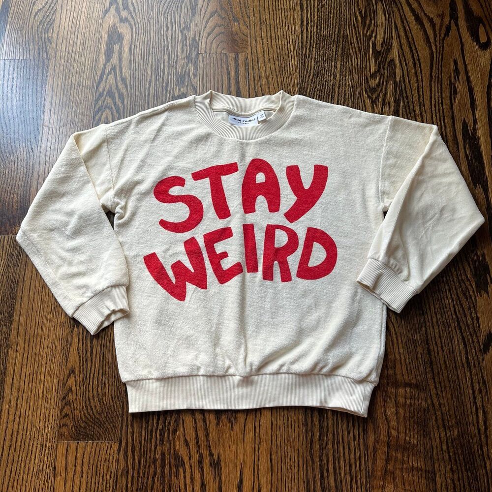 Mini Rodini Stay Weird Terry Sweatshirt (7-9Y)